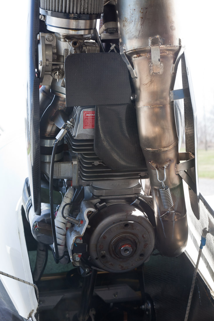 Rotax 447 from rear