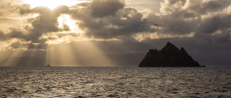 Morning Sun on the Skelligs
