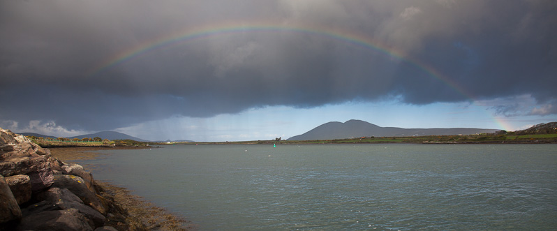 Rainbow Over River Fertha