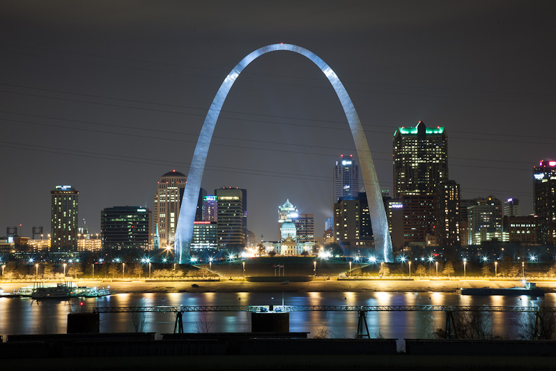 The Arch in Lights