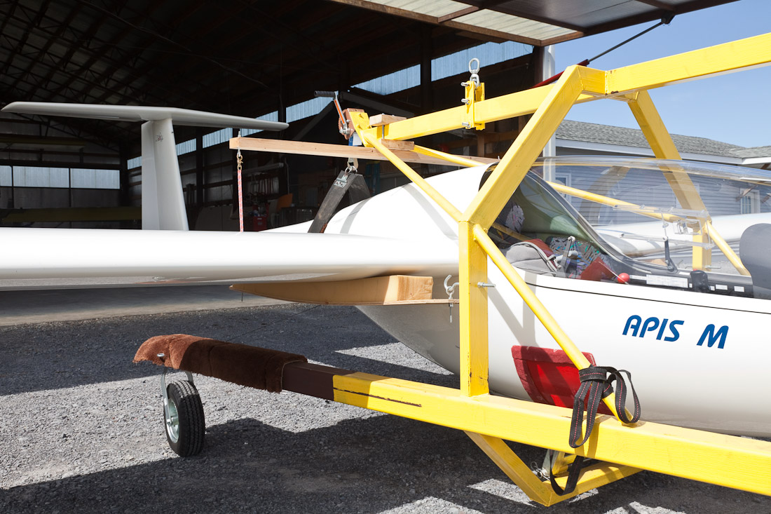 Wing stablizers in place